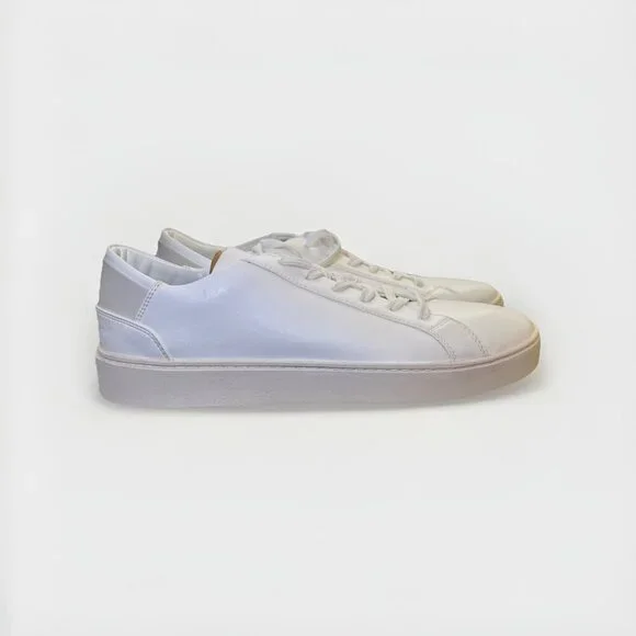 Thousand Fell Lace Up White Eco Recycled Tennis Shoes Mens size 9